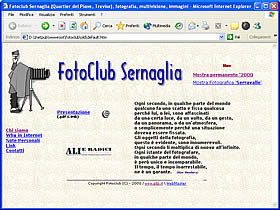 1997.prima versione del nostro sito web