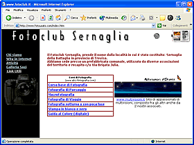 2001.seconda versione del nostro sito web